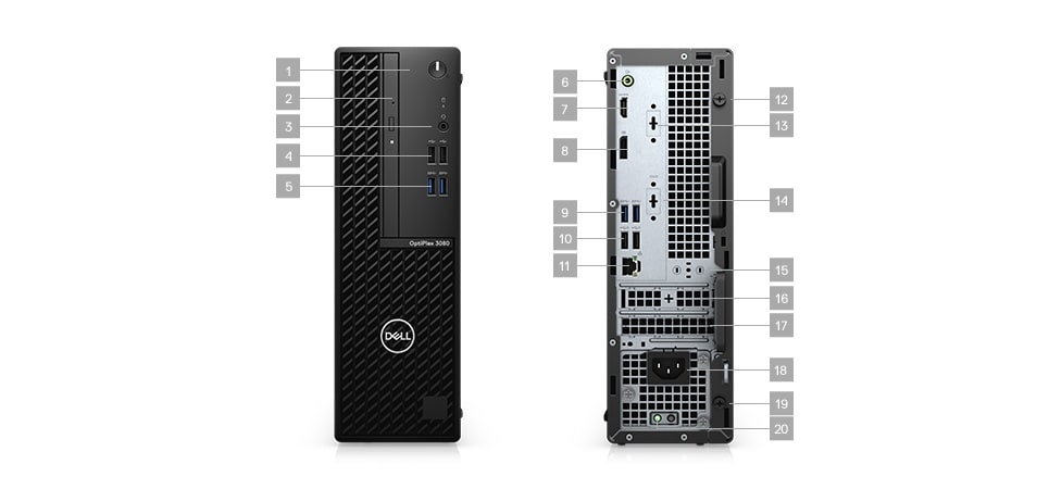 Dell Optiplex 3080 Sff Intel Core I5 Processor 6 Cores 3 1ghz 8gb 1tb Xbs Asia