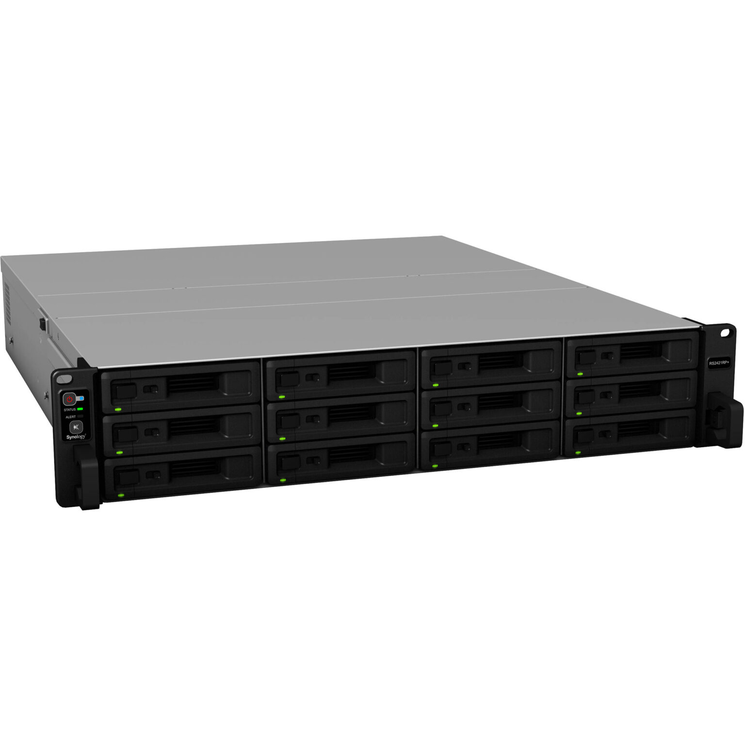 Synology RS2421RP+ 12-bay RackStation (up to 24-bay), Quad Core 2.2 GHz ...