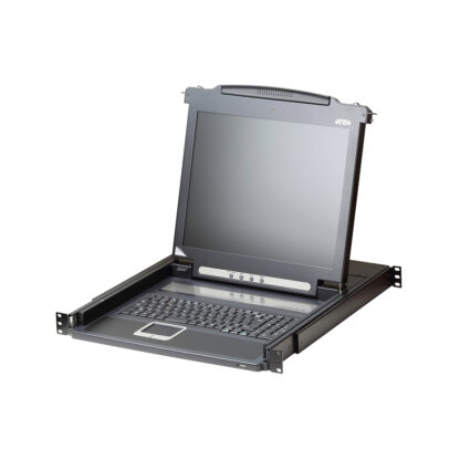 ATEN CL1000M PS/2 VGA SLIDEAWAY Console; 17" TFT-LCD, KB, & Touchpad - Image 2