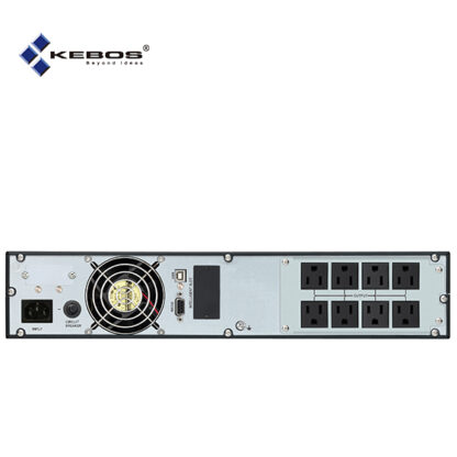 Kebos KR11-2VKA  2KVA /2000W Online Ups Tower/Rackmount W/RailKit - Image 3