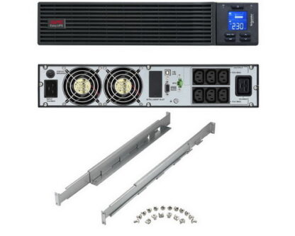 APC Easy UPS On-Line, 3kVA/2700W, Rackmount 2U, 230V SRV3KRIRK-E  With Railkit