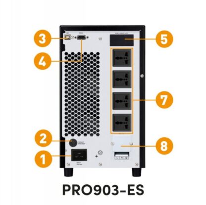 Prolink Ups PRO903ES 3KVA 2700W Single phase Online Double Conversion 230V - Image 2